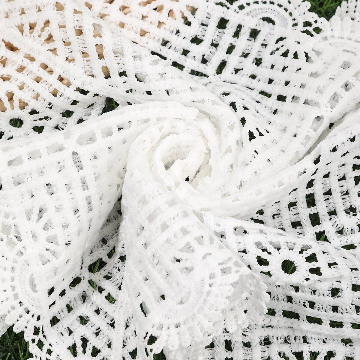 SOKYND Indigo Bohemian Triangle Headscarf AccessoriesSOKYND-224919-WHI-OS-18391White