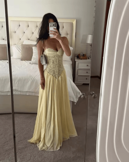 SOKYND Jeanna Halter Corset Maxi Dress DressSOKYND-551063-M-OS-49015M