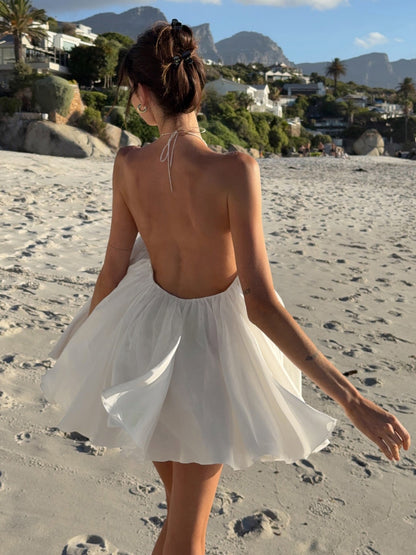 SOKYND Kyra Halter Backless Beach Dress DressSOKYND-975383-WHI-XS-81335WhiteXS