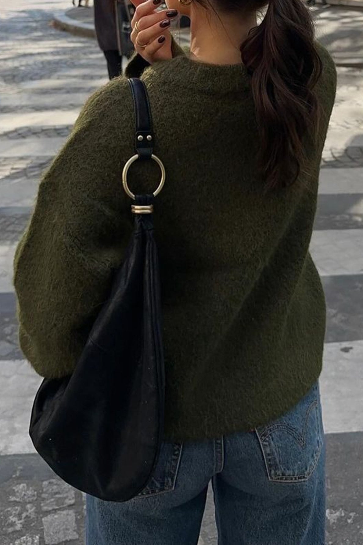 SOKYND Lara Ribbed Knit Sweater SweaterSOKYND-480535-S-GREEN-65591GreenOne Size