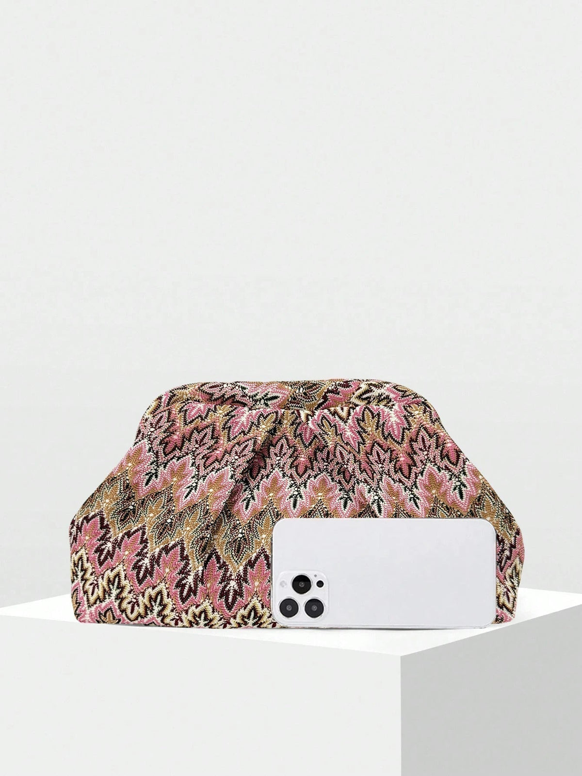 SOKYND Lena Jacquard Pleated Clutch BagSOKYND-335383-DEF-OS-40855