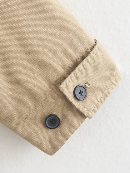 SOKYND Linda Vintage Utility Canvas Jacket JacketSOKYND-119895-BEI-L-84471BeigeL