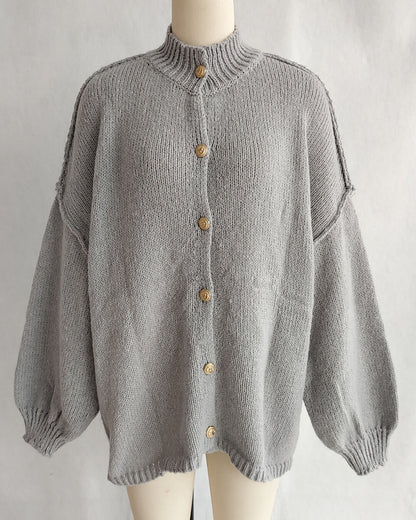 SOKYND Lisa Long Cardigan Knit CardiganSOKYND-458967-KHA-S-27607KhakiS