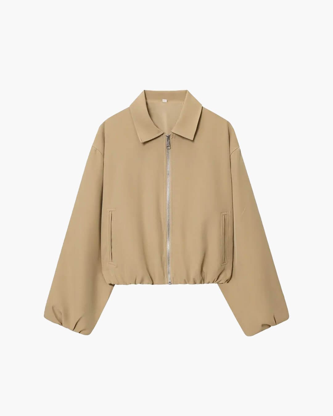 SOKYND Luana Puffed Bomber Jacket Coats & JacketsCreamXS