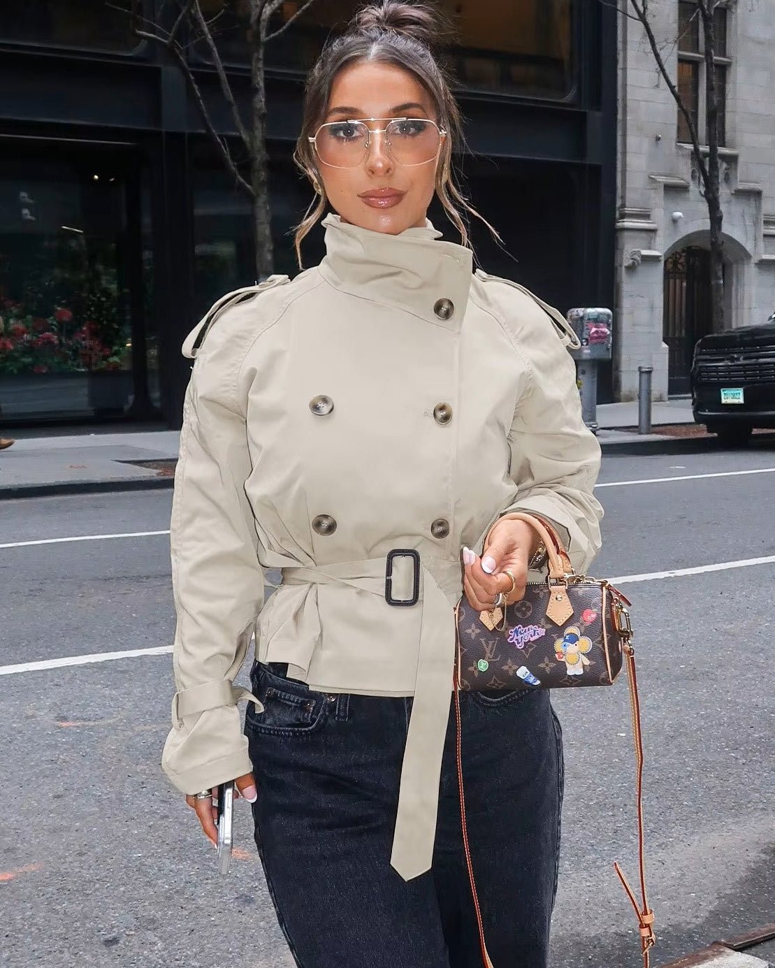SOKYND Lucy Belted Trench Coat CoatSOKYND-541143-BEI-XS-34103BeigeXS