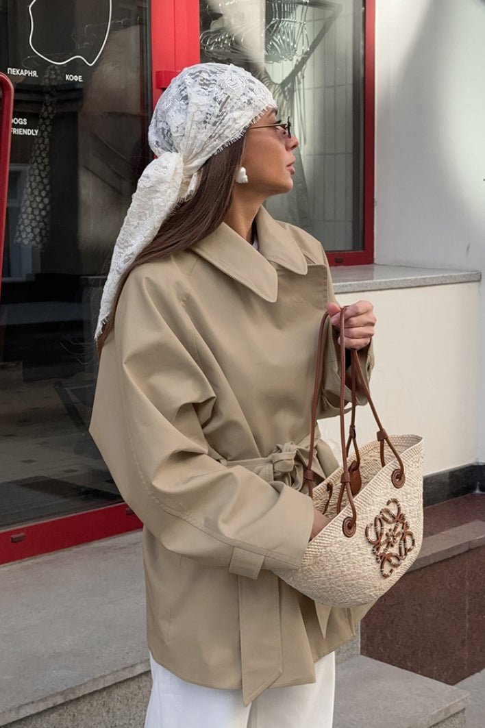 SOKYND Lucy Belted Wrap Trench Coat CoatSOKYND-184983-M-OS-23319M