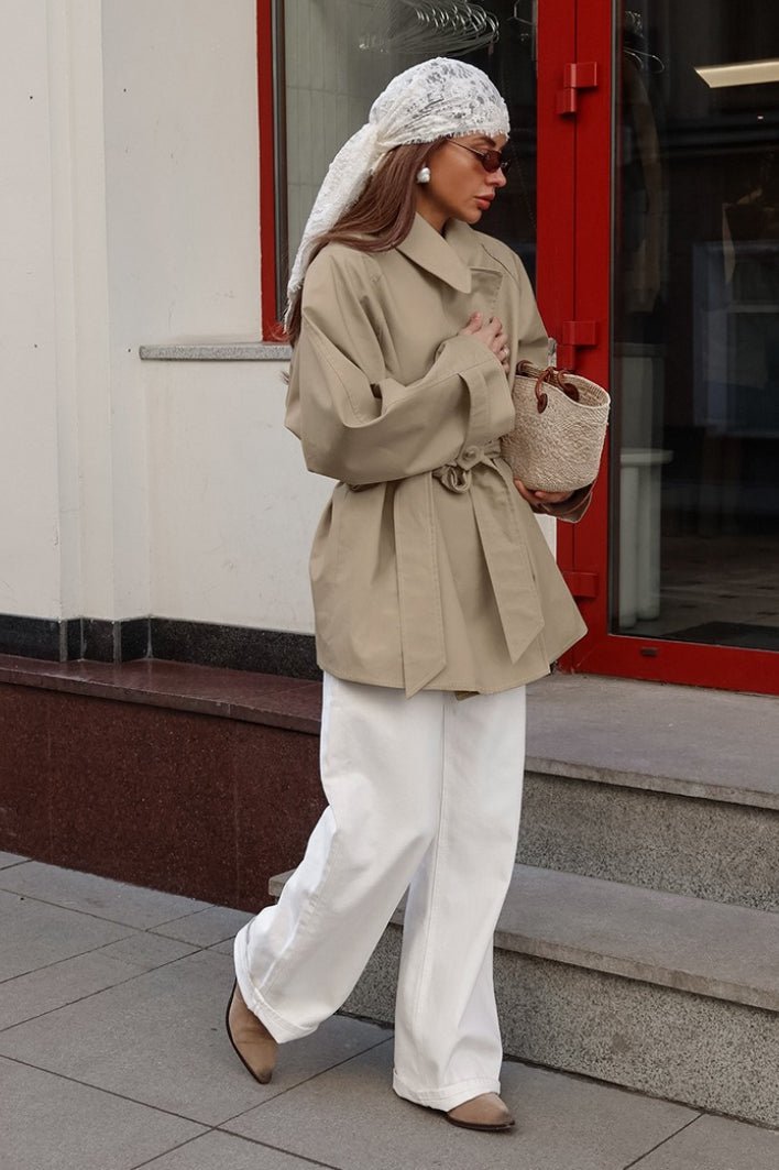 SOKYND Lucy Belted Wrap Trench Coat CoatSOKYND-184983-S-OS-90551S