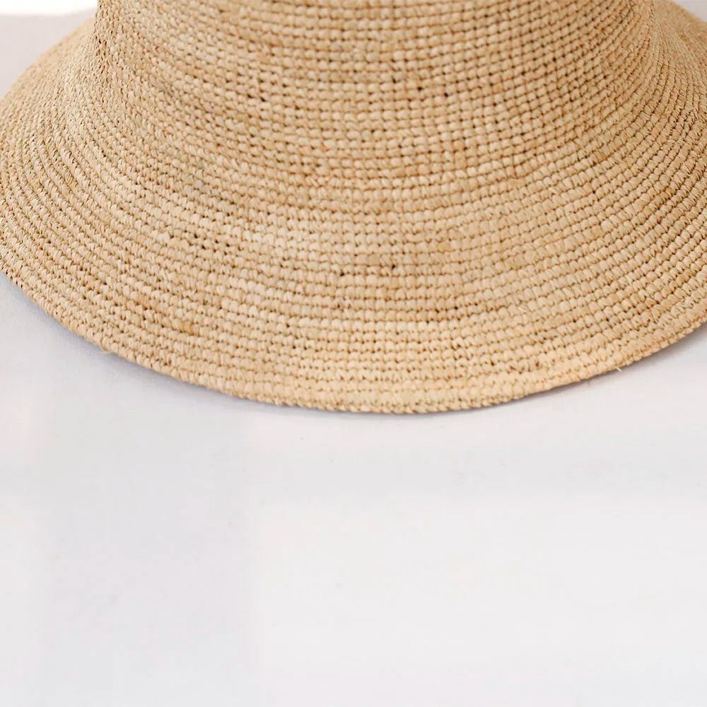 SOKYND Madison Raffia Bucket Hat AccessoriesSOKYND-176343-TAN-56-37047Light Brown56-58 cm
