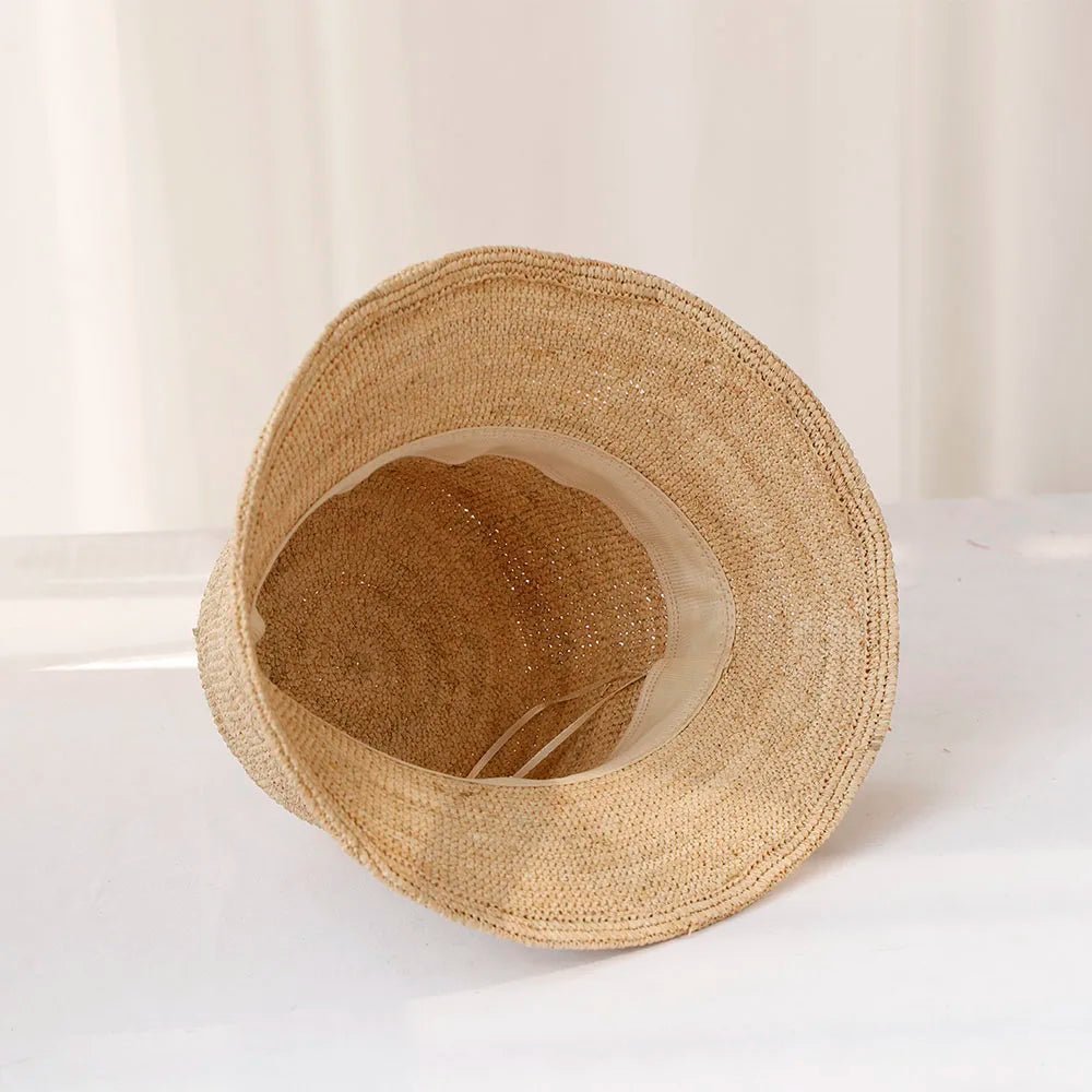 SOKYND Madison Raffia Bucket Hat AccessoriesSOKYND-176343-TAN-56-37047Light Brown56-58 cm