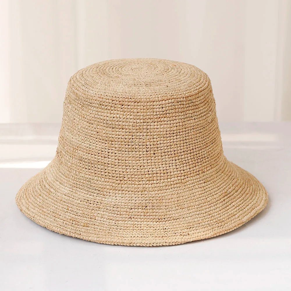 SOKYND Madison Raffia Bucket Hat AccessoriesSOKYND-176343-TAN-56-37047Light Brown56-58 cm