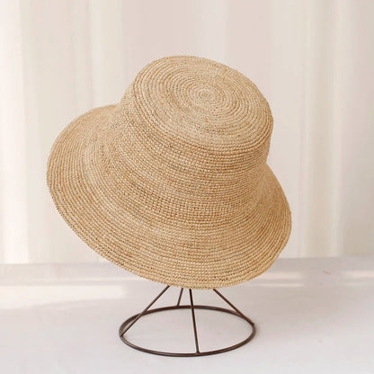 SOKYND Madison Raffia Bucket Hat AccessoriesSOKYND-176343-TAN-56-37047Light Brown56-58 cm