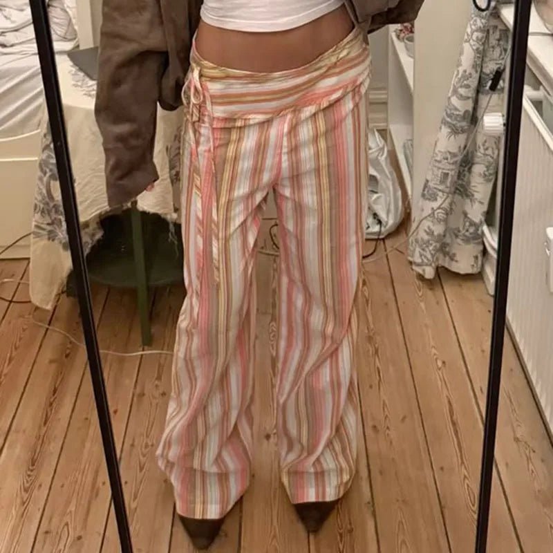SOKYND Maialen Striped Palazzo Pants PantsSOKYND-901527-ORA-S-91255Orange/YellowS