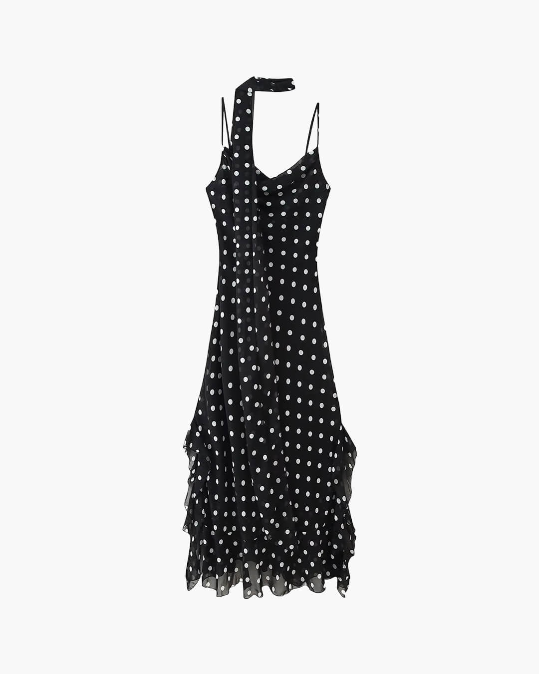 SOKYND Maica Polka Dot Maxi Dress DressXS