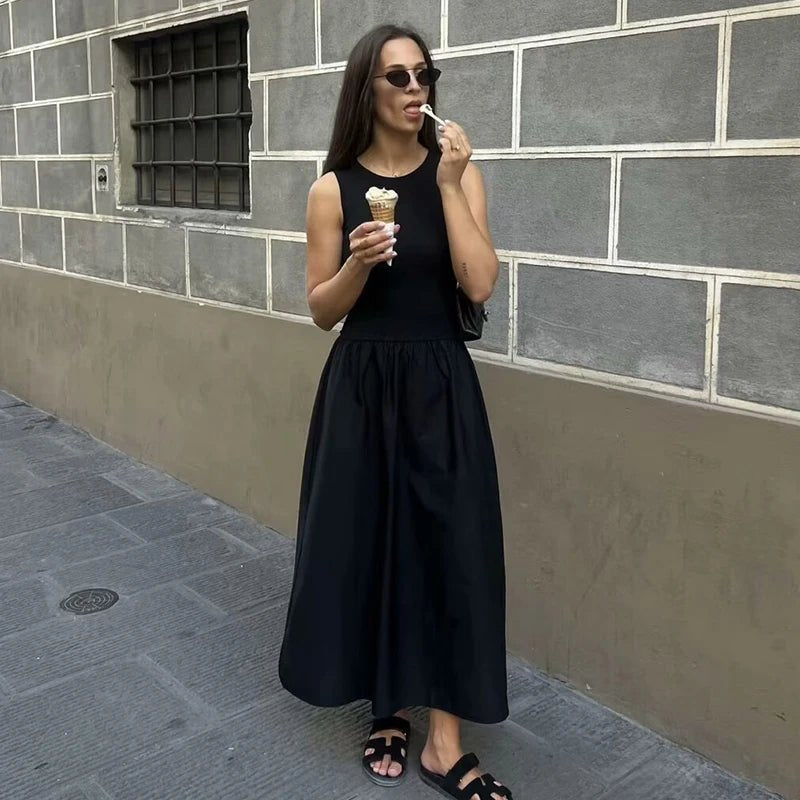 SOKYND Margot Sleeveless Summer Dress DressSOKYND-031319-BLA-S-31959BlackS
