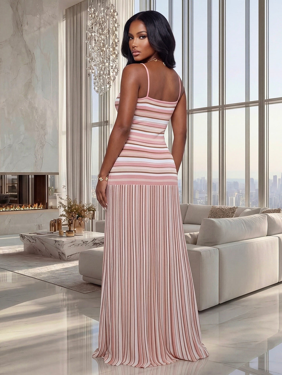 SOKYND Maria Striped Cami Maxi Dress DressSOKYND-259415-XL-OS-28887XL