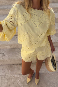 Ensemble court Marla Eyelet Co-Ord
