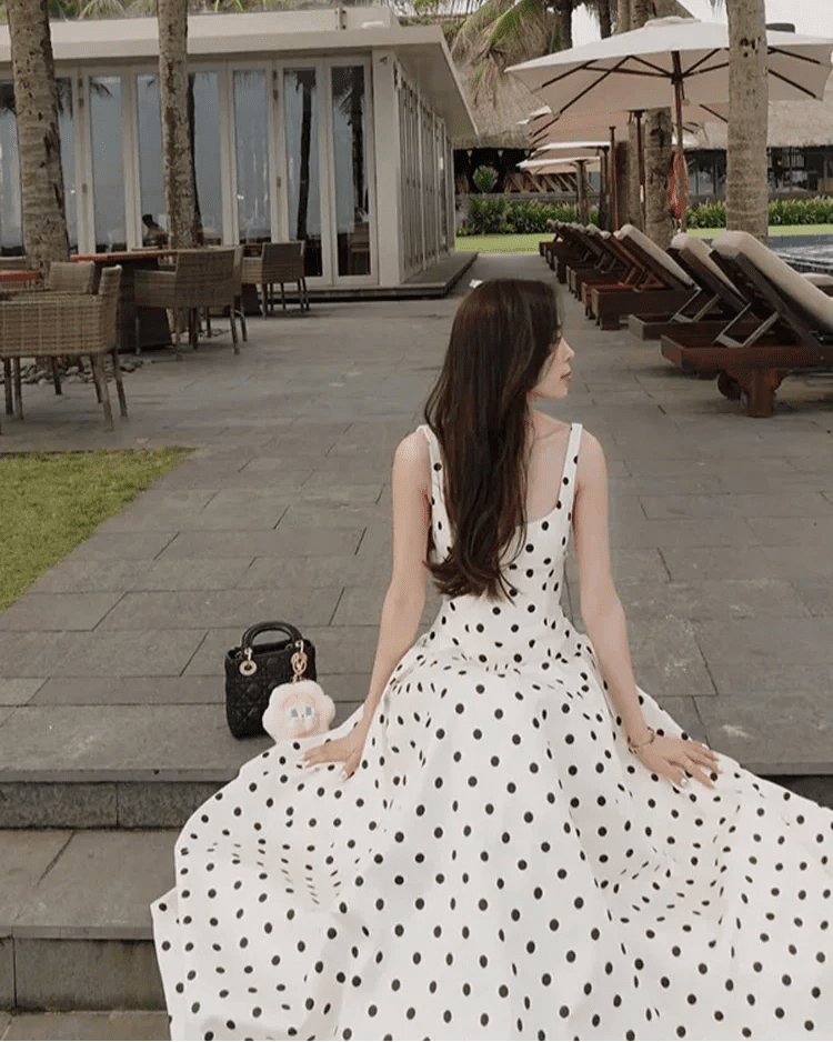 SOKYND Martha Polka Dot Midi Dress DressSOKYND-234327-S-OS-40535S