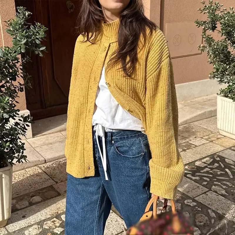 SOKYND Melanie Oversized Knit Cardigan CardiganSOKYND-020311-GIN-S-87319Ginger YellowS