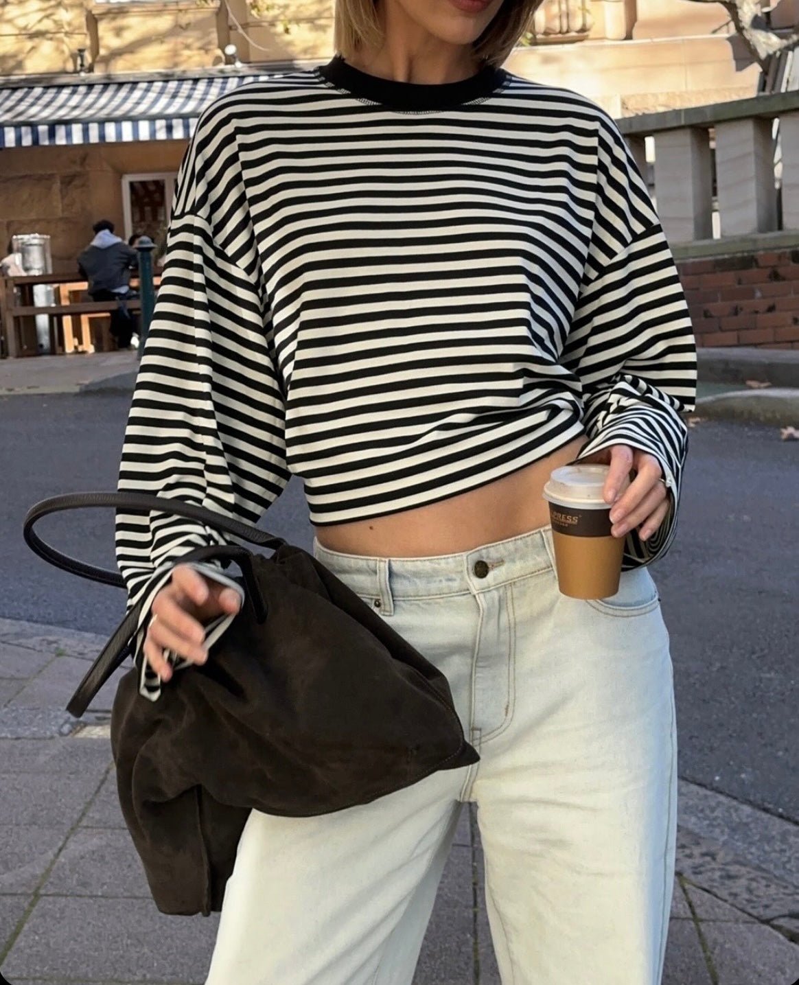 SOKYND Melissa Striped Oversized Knit Sweater SweaterSOKYND-358871-BLA-XS-53623BlackXS