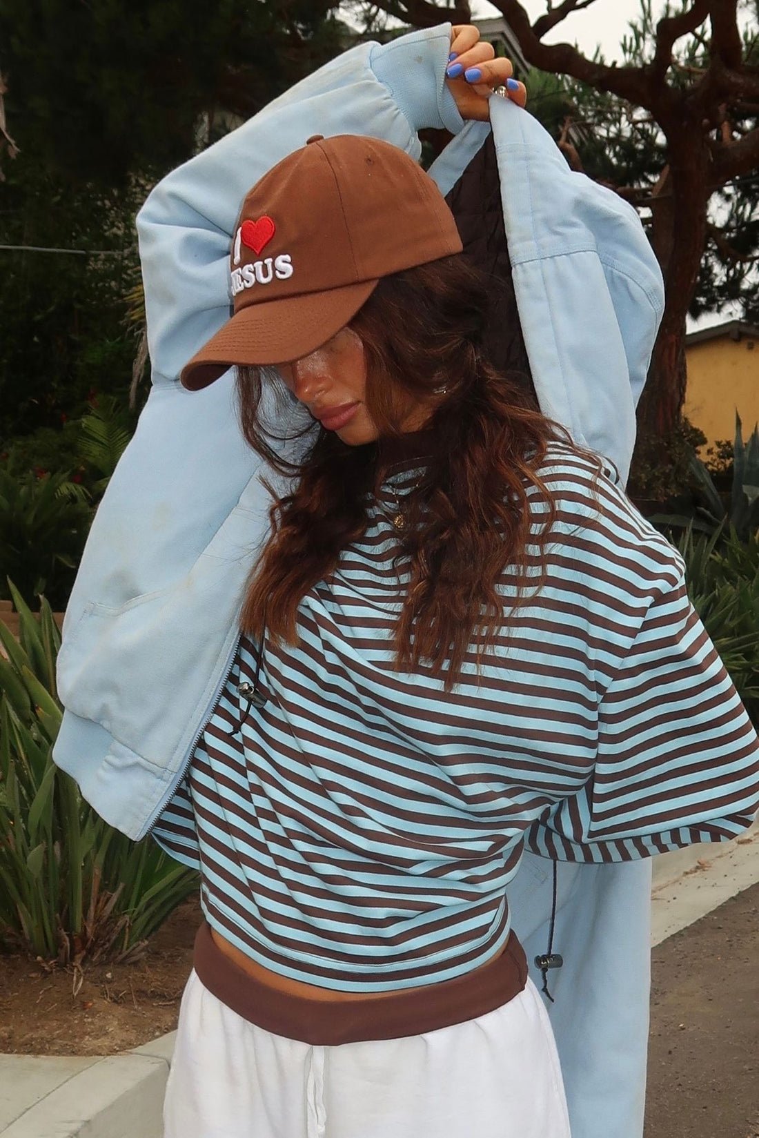 SOKYND Melissa Striped Oversized Knit Sweater SweaterSOKYND-358871-TUR-XS-89783TurquoiseXS
