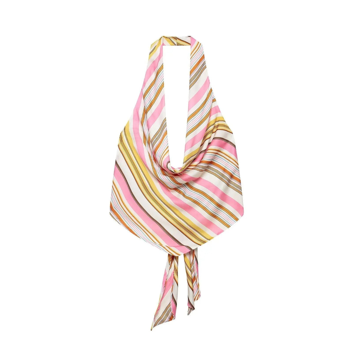 SOKYND Meredith Bohemian Striped Satin Set Matching SetsSOKYND-574679-TOP-XS-24151TopXS