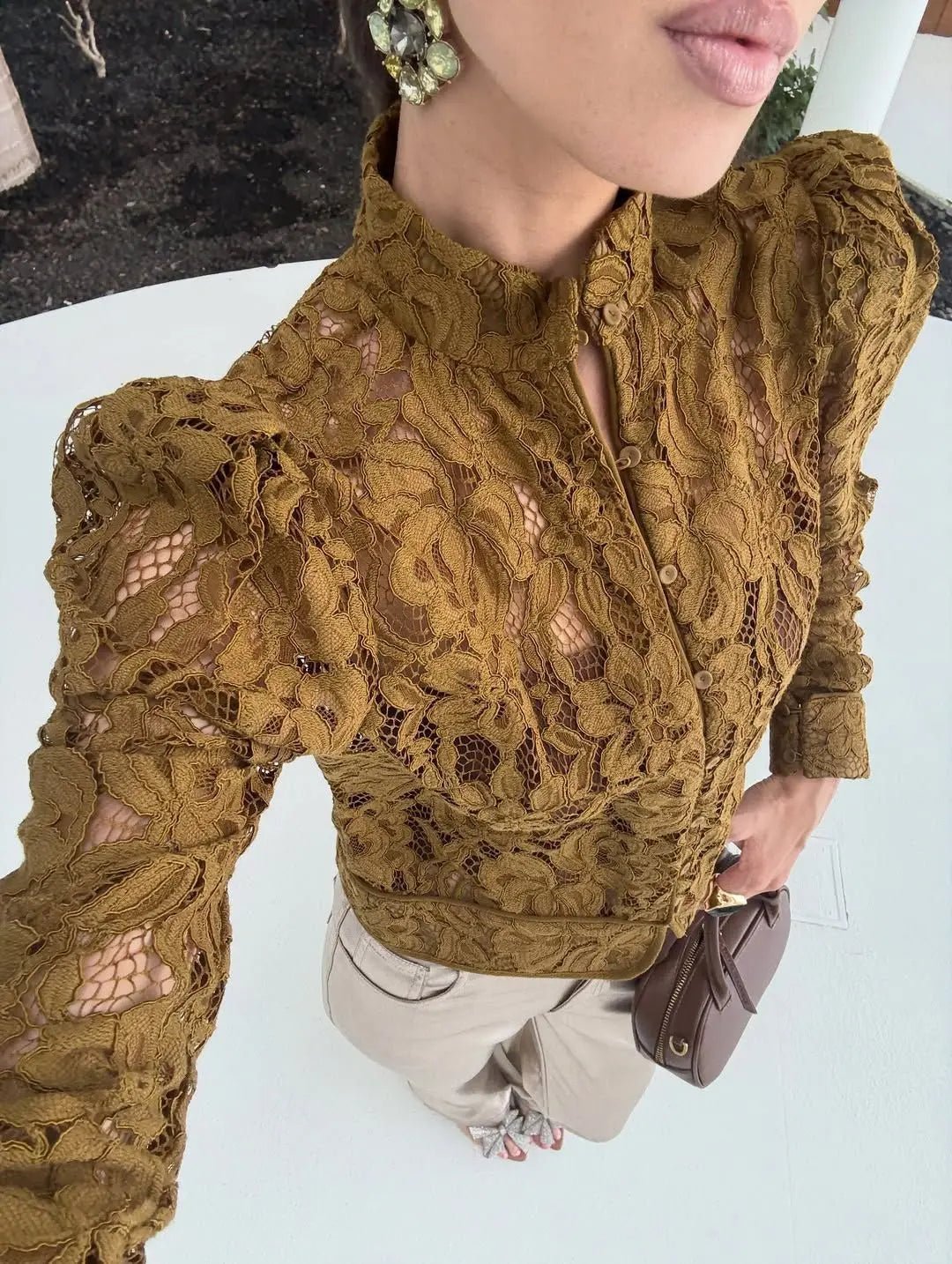 SOKYND Mia Lace See-Through Blouse BlouseSOKYND-152855-S-OS-56567S