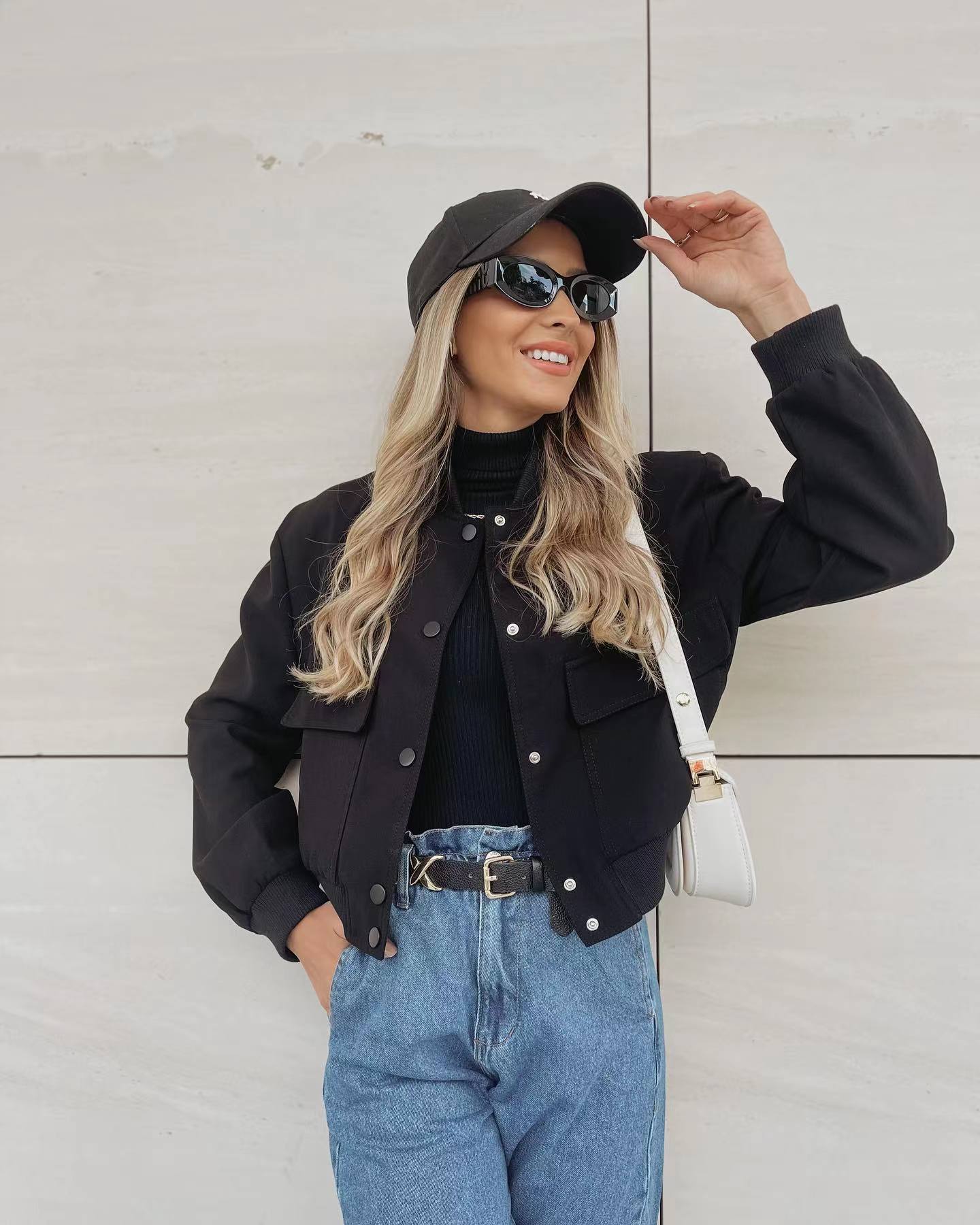 SOKYND Mila Bomber Jacket JacketSOKYND-445335-OAT-S-26423OatmilkS