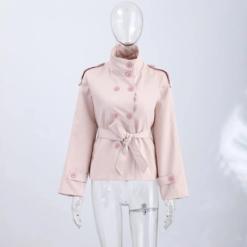 SOKYND Miriam Belted Trench Jacket CoatSOKYND-416471-PIN-M-27511PinkM