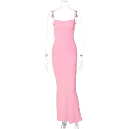 SOKYND Nadira V Neck Strap Midi Dress DressLight GreenXS