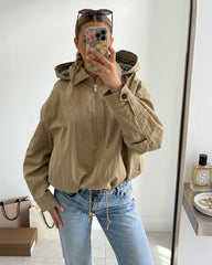 Giacca Nicole con cappuccio e zip