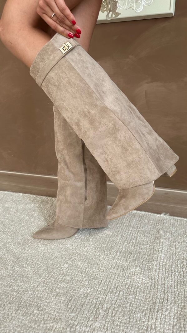 SOKYND Odelie Suede Boots ShoesvX1767625273827469184Taupe37