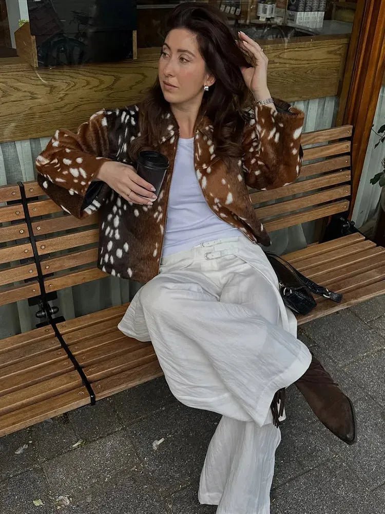SOKYND Rachel Bambi Faux Fur Jacket JacketSOKYND-693463-SUI-M-93687JacketM