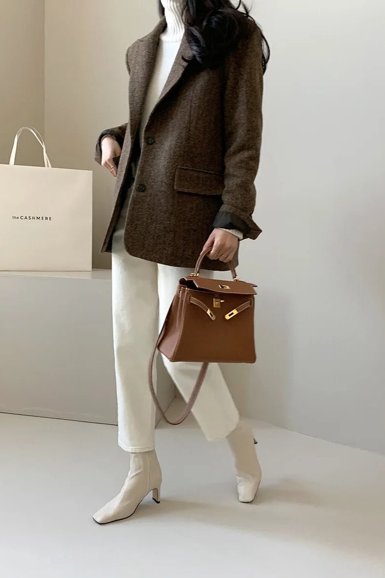 SOKYND Rebecca Oversized-Fit Blazer JacketSOKYND-644759-BRO-S-62103BrownS