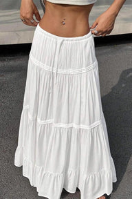 Falda maxi ballet con volantes Ruslana