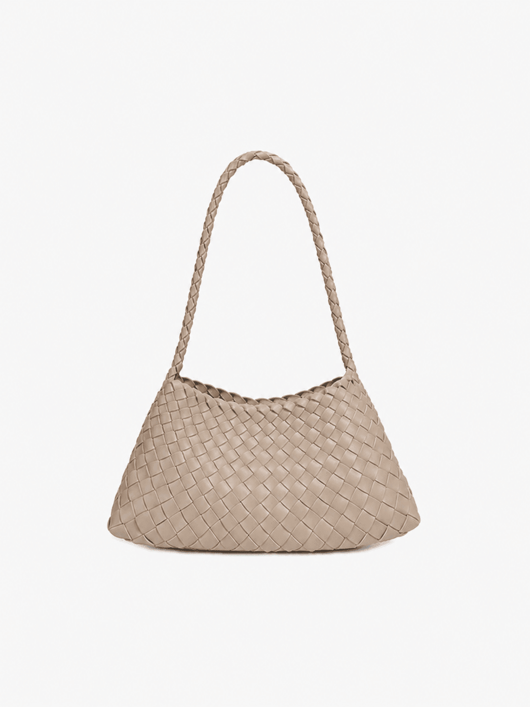 SOKYND Sarah Vegan Leather Woven Bag Small BagSOKYND-220119-BEI-S-40663BeigeSmall