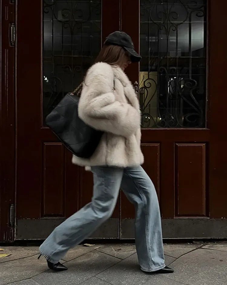 SOKYND Sariyah Faux Fur Coat Coats & Jacketsit1767356248759395712Beige2XL