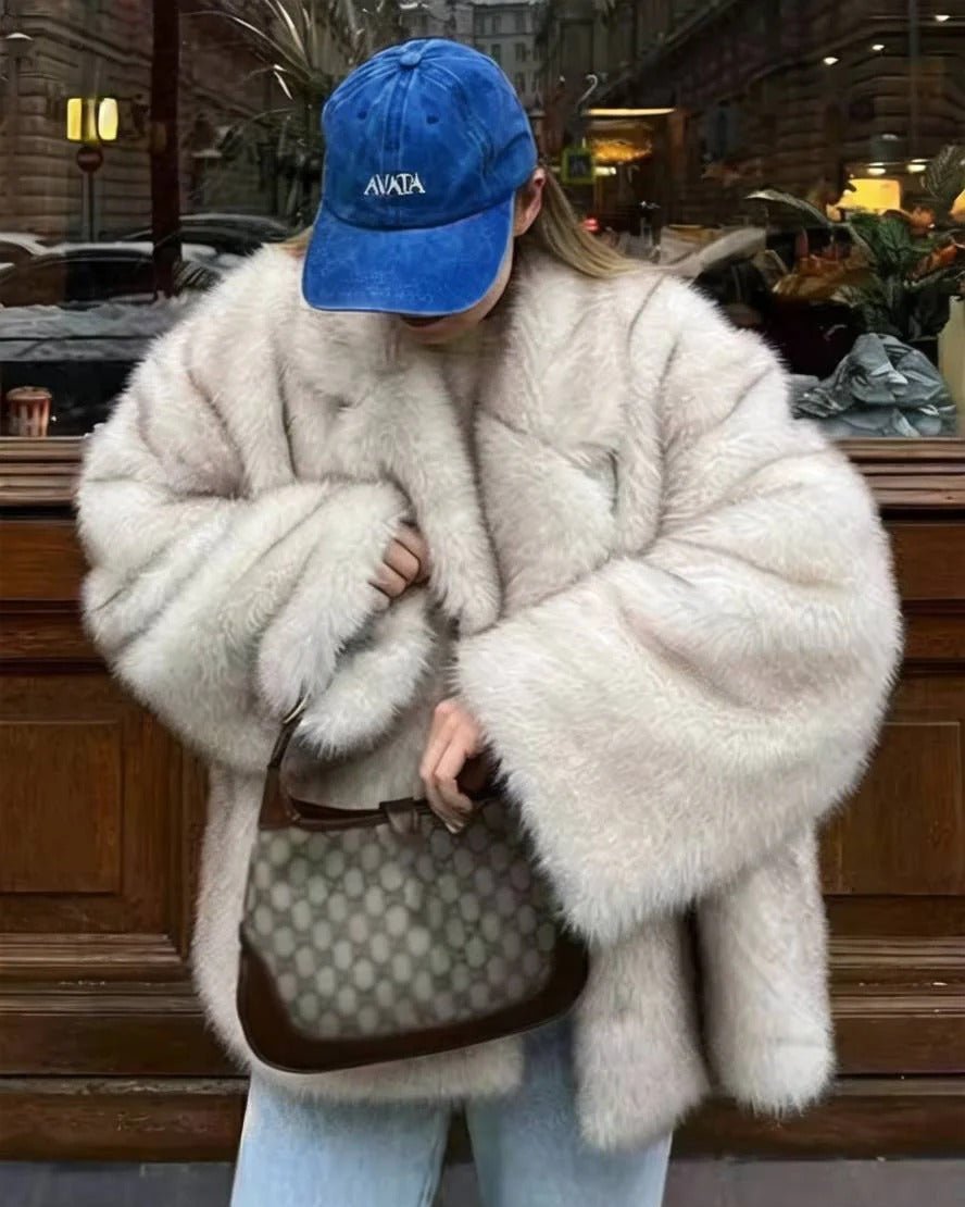 SOKYND Sariyah Faux Fur Coat Coats & Jacketsdk1767356248758903044BeigeS