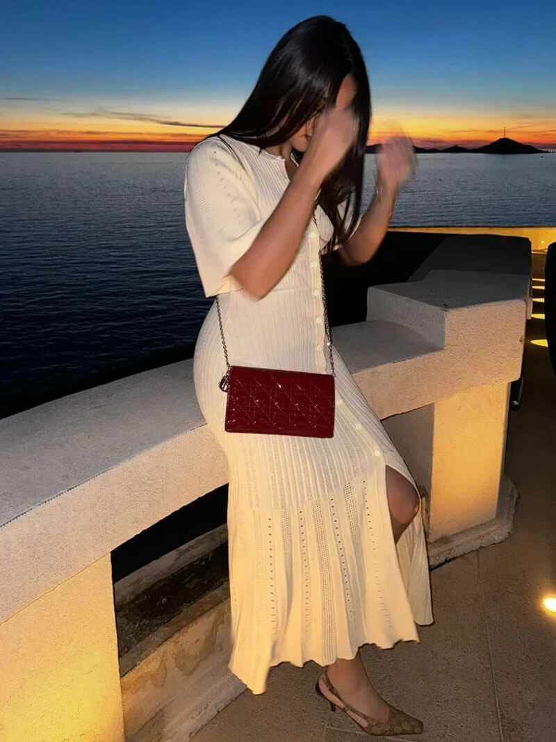 SOKYND Savannah Midi Dress DressesCremeM