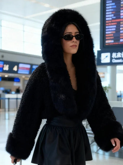 SOKYND Shelby Faux Fur Jacket Coats & Jacketski1767356248743829275WhiteS
