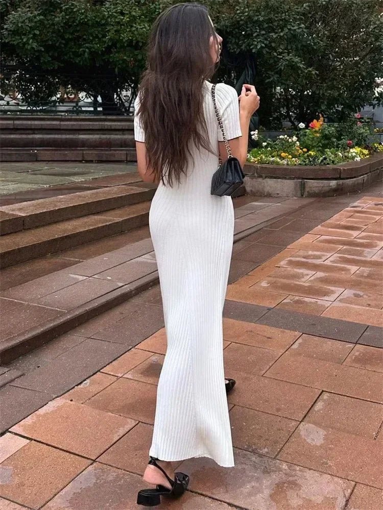 sienna knit dress KNIT LONG DRESS SIENNA XS