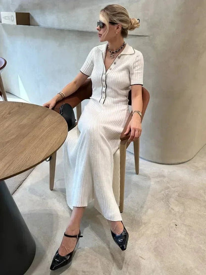 SOKYND Sienna Tricot Knit Dress DressSOKYND-895703-WHI-S-24407WhiteS
