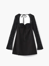 Sylva Mini Dress with Lace Details