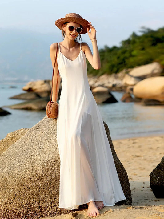 SOKYND Valentina V - Neck Backless Cami Dress DressXS
