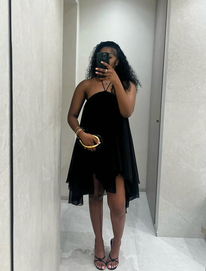 SOKYND Zelia Backless Halter Mini Dress DressSOKYND-220439-BLA-XS-68695BlackXS