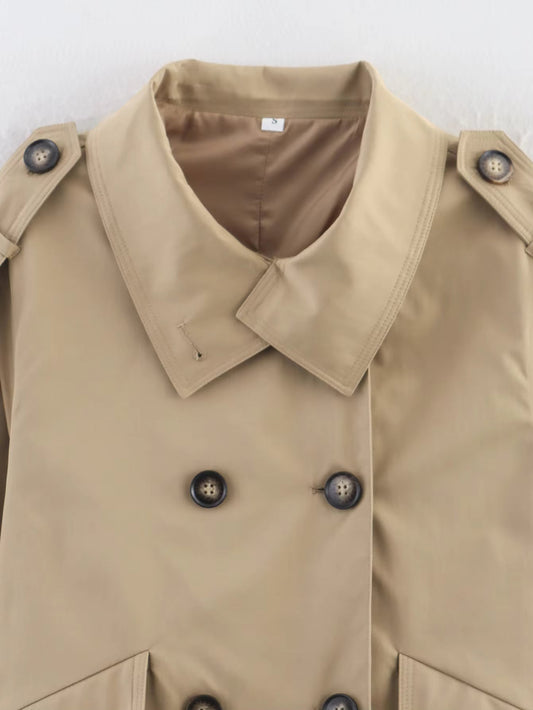 SOKYND Zoe Beige Double Breasted Trench CoatSOKYND-986391-BEI-XS-91223BeigeXS