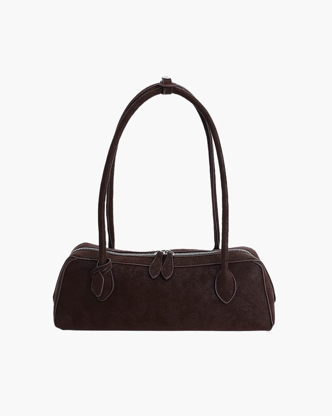 Emma Faux Suede Baguette Bag