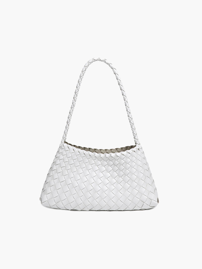 Sarah Vegane Leder Geflochtene Tasche Klein