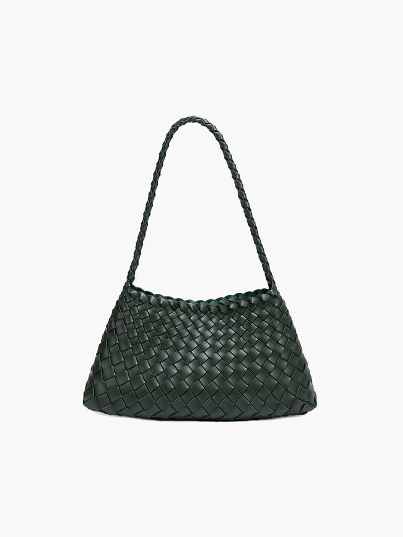 Sarah Vegane Leder Geflochtene Tasche Klein